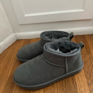UGG Gray Ankle Boots